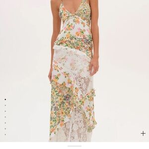 For Love And Lemons Rosalyn Maxi Dress